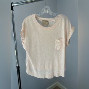 BANANA REPUBLIC Heritage Collection Women Pink Short Sleeve Top S